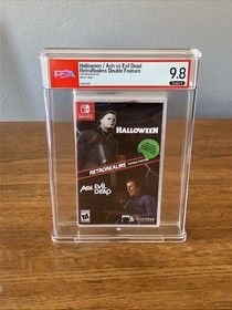 Halloween & Ash Vs Evil Dead Nintendo Switch Game Sealed A Graded PSA 9.8