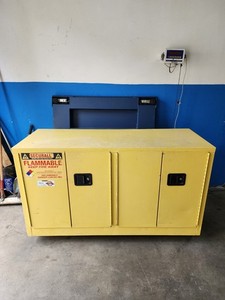 Securall 44 Gallon Double Door Liquid Safety Storage Flammable Cabinet
