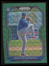 2021 Panini Prizm #12 Brailyn Marquez Green Wave Prizm