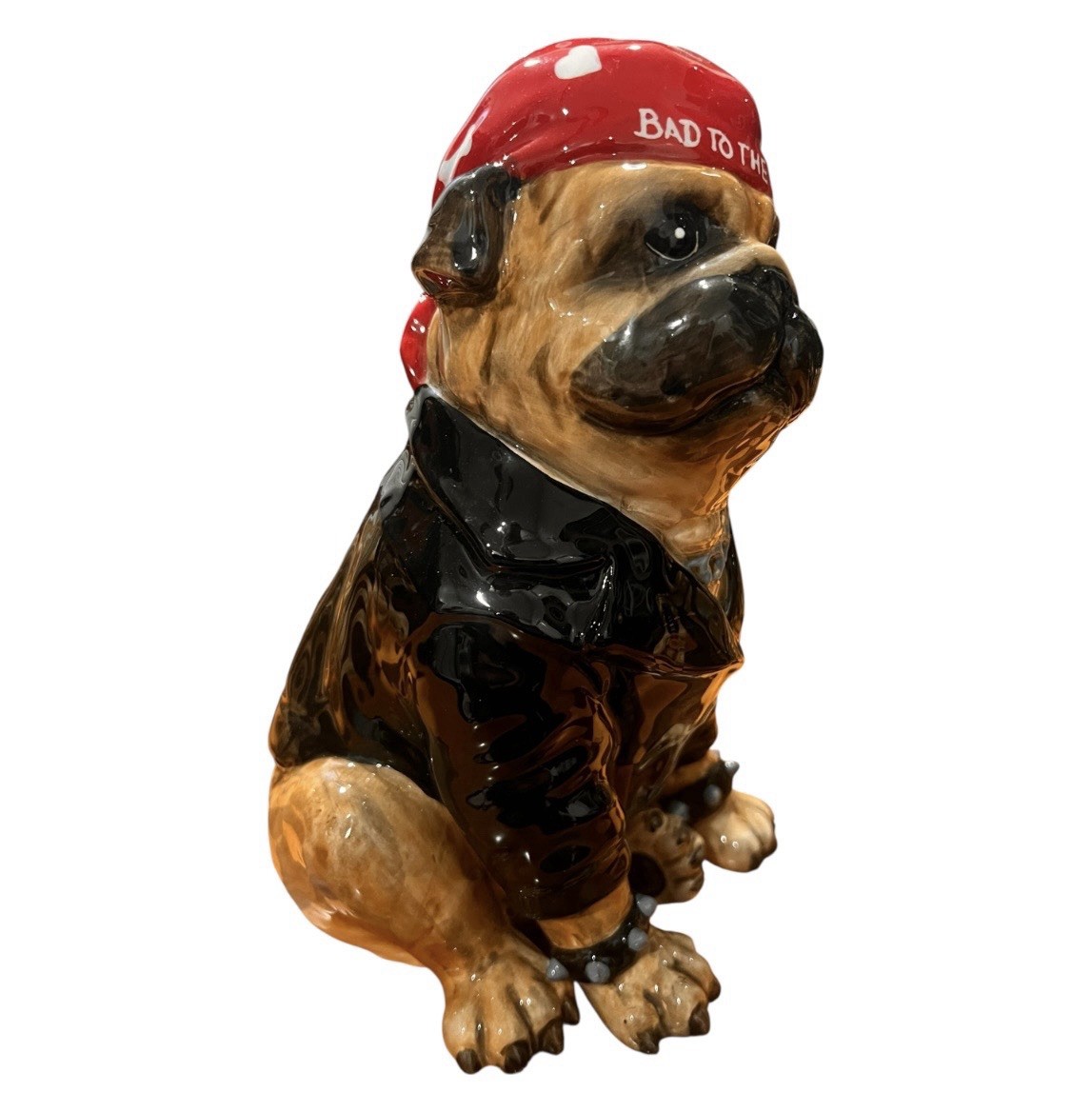 Blue Sky Clayworks, Pug Biker Motorcycle Dog 