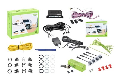 EINPARKHILFE HINTEN SET 4 SENSOREN MIT LAUTSPRECHER