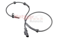 Sensor Raddrehzahl Vorne Metzger 09001393 FÜR Alfa Romeo Raddrehzahlsensor