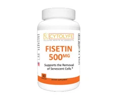 FISETIN 500mg | 500mg Fisetin Per Capsule 30 Capsules Therapeutic Dose Senolytic