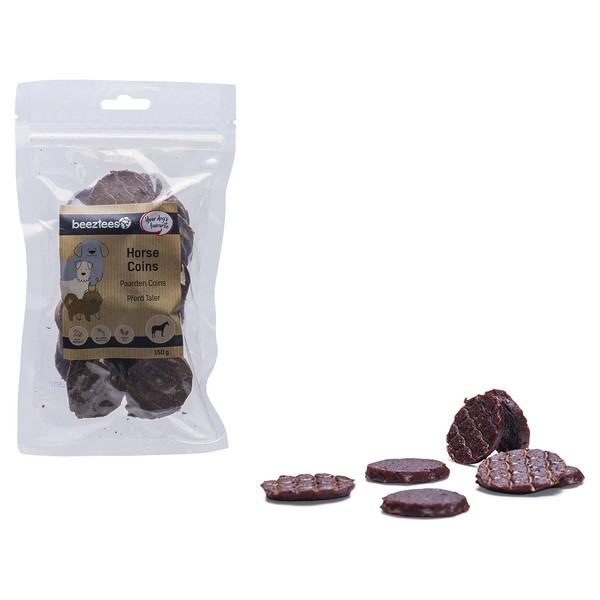 Beeztees Hundesnack Pferde Coins 150 G, Hundesnack, Uvp 4,99 Eur, Neu-image