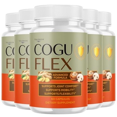 CoguFlex Joint Flexibility Comfort Support Supplement Capsules 5 Pack 300Ct