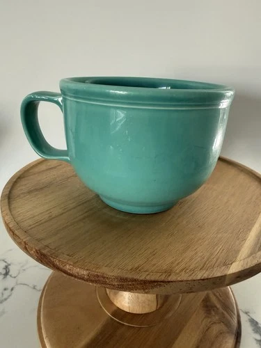VTG Homer Laughlin Fiestaware Turquoise Jumbo Cup Mug Soup Latte 18oz VGUC