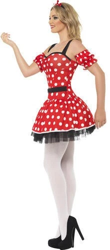 Fever Sexy Madame Mouse Ladies Fancy Dress Cartoon Animal Womens Adults Costume