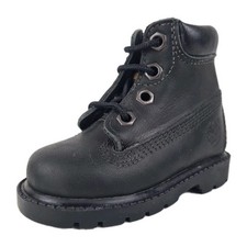    Timberland 6In Classic 10864 TODDLER Casual Boots Outdoors Black Leather SZ 4