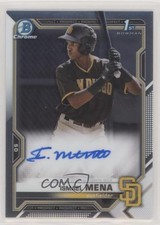 2021 Bowman Chrome Prospects Auto Ismael Mena #CPA-IM Auto 0o88