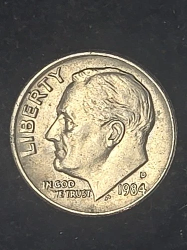 1984 D Roosevelt Dime Circulated