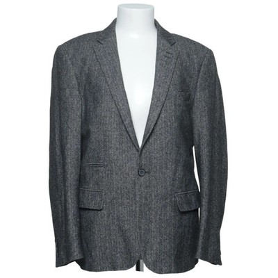 Jameson, Blazer, Größe: 48, Grau, Polyester/Viskose/Wolle, Sonstiges, Tweed #eCX
