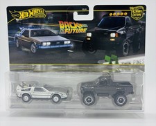 Hot Wheels 2026 Premium 2 PACK Back to the Future Time Machine Toyota Pickup