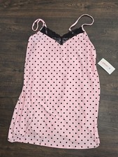 JOYSPUN CHEMISE Pink LACE TRIM ADJUSTABLE STRAP LITE WEIGHT Plus SZ 2X 18 20
