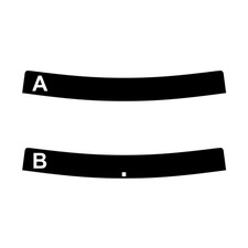 Fascia Parasole Oscurante Pretagliata per Peugeot 108 5 porte 2014-... 5%-50%