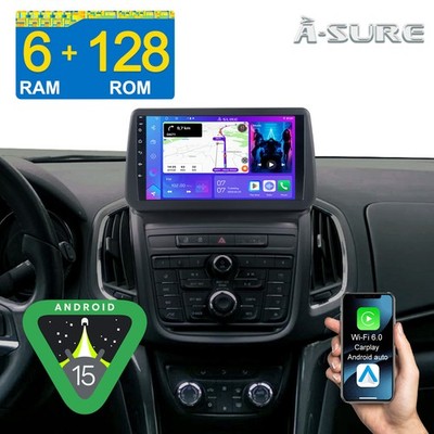 6+128GB Android 15 Carplay Autoradio für Opel Zafira Tourer C 2011-2016 NAVI GPS