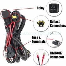 Xtremevision H1 H3 H7 Hid Battery Wiring Relay Harness 12v 40 Amp 35w55w Xtremevision H1 H3 H7 Hid Battery Wiring Relay Harness 12v 40 Amp 35w55w