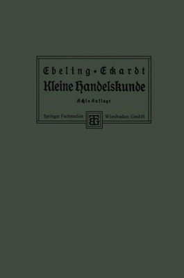 Kleine Handelskunde Paul Eckardt