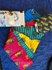 New Harry Potter Gryffindor Premium 100 Cotton 1 Yard Precut Fabric Lot Of 4