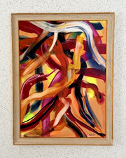 Original Acrylgemälde 60x80 handgemalt abstrakt modern bunt Unikat Wandbild 475