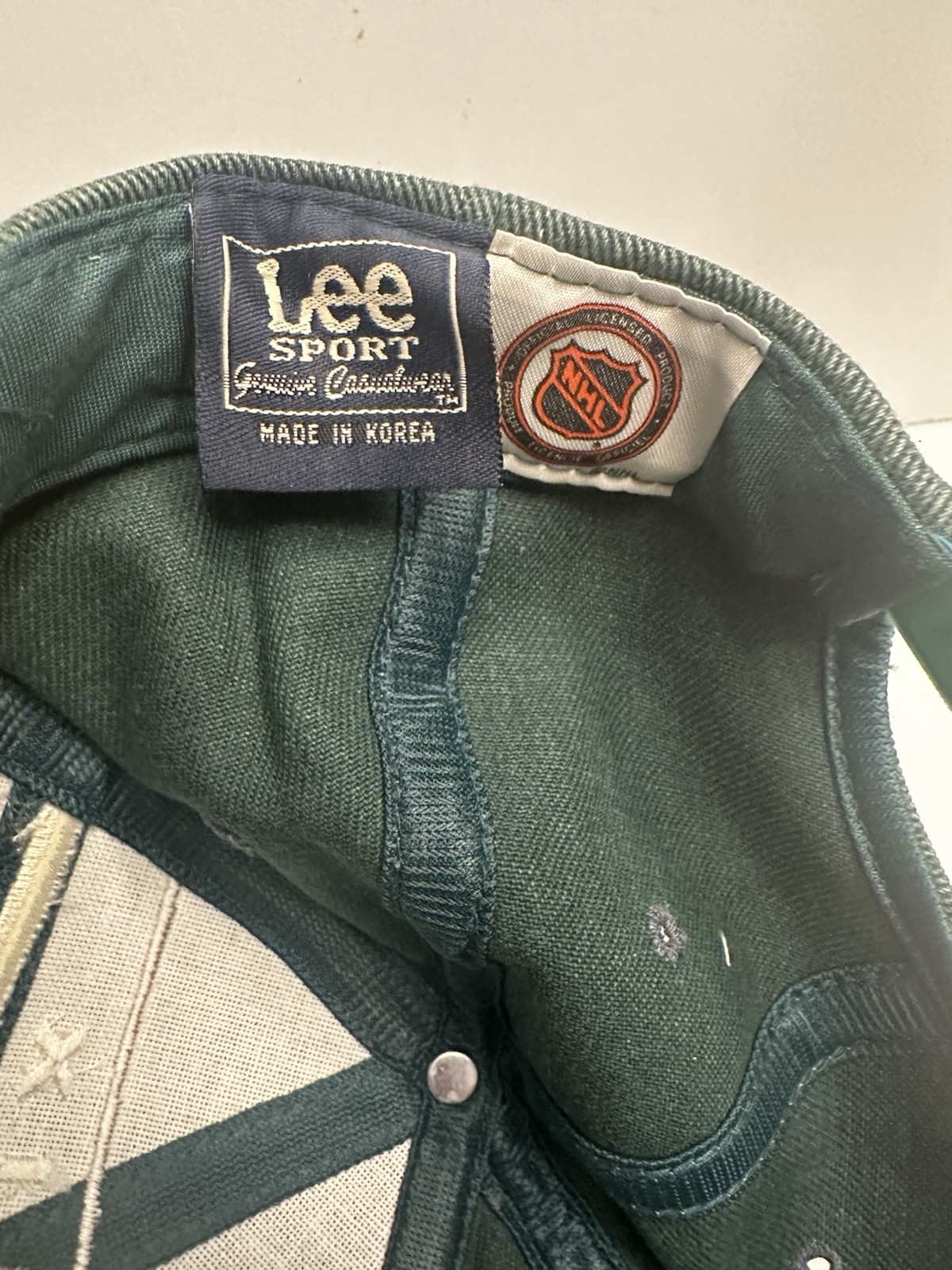 RARE Phoenix Coyotes NHL Lee Sport Snapback Hat Nutmeg Mills PRISTINE thumbnail 4