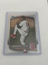 2025 Bowman Chrome ANTHONY EYANSON Mojo Prizm 1st Bowman ROOKIE - REDSOX
