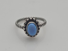 925 Sterling silver Opal Ring Size 6