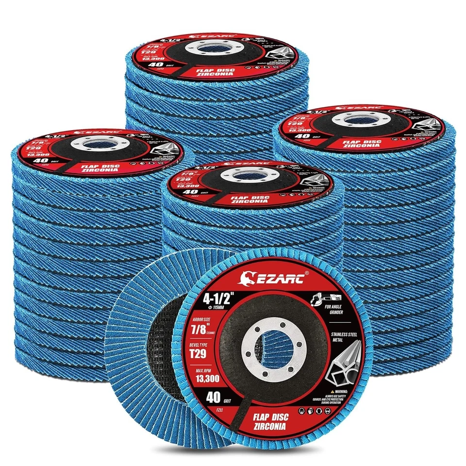 Professional Grade Zirconia Flap Discs 40 Grit - Image 3 of 4