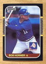 1987 Donruss - Bob Horner #389 Atlanta Braves NM-MT
