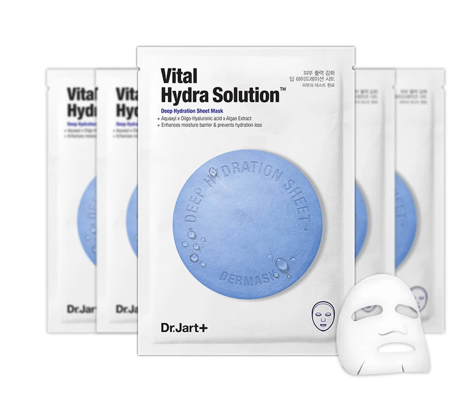 [Dr.Jart] Dermask Water Jet Vital Hydra Solution Mascarilla Facial 5 Hojas