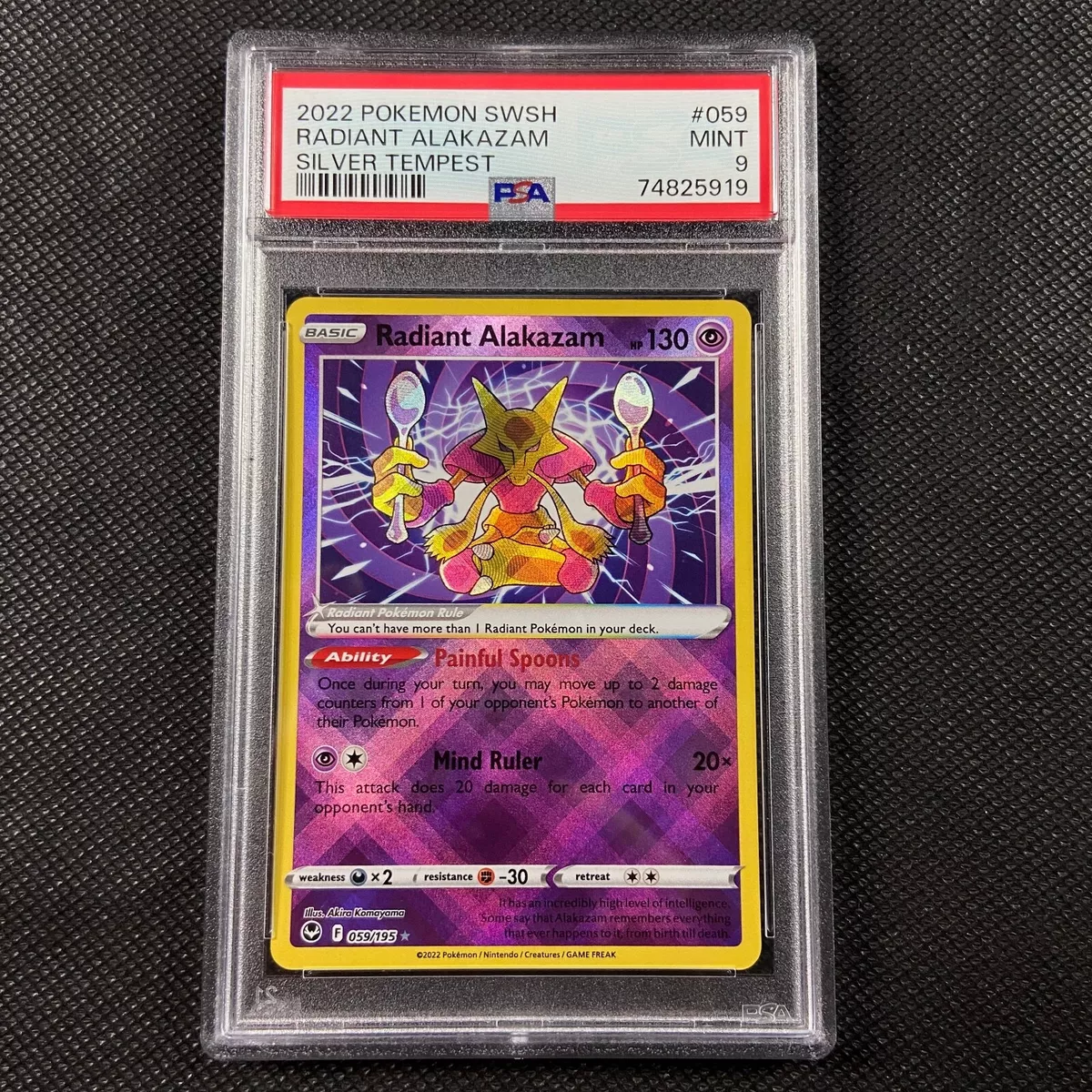 The Pokémon Company - Pokémon - Graded Card Radiant Alakazam SwSh