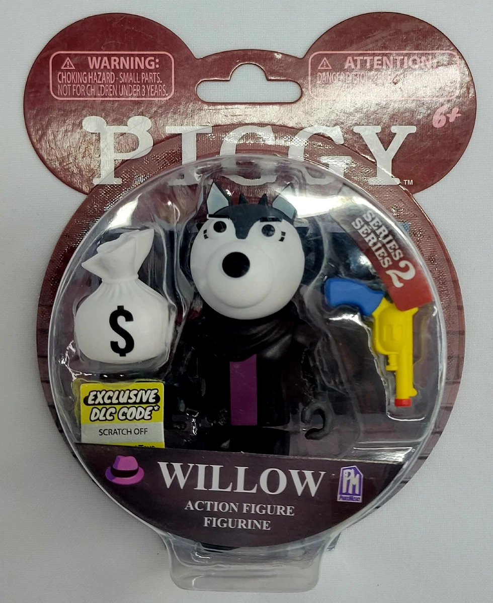 PIGGY WILLOW 3.5” Series 2 Action Figure Wolf Roblox w/ DLC Exclusive Code, New