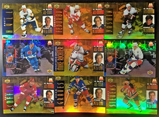 1994-95 McDonalds Upper Deck lot of 9 different Hockey cards from the set.