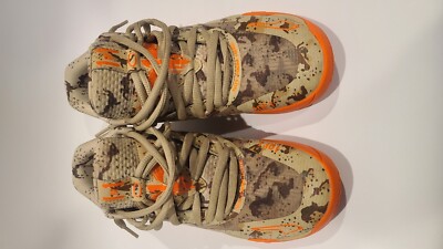 Puma Lamelo Ball MB.01 Digital Camo Khaki/Orange Sz 6.5