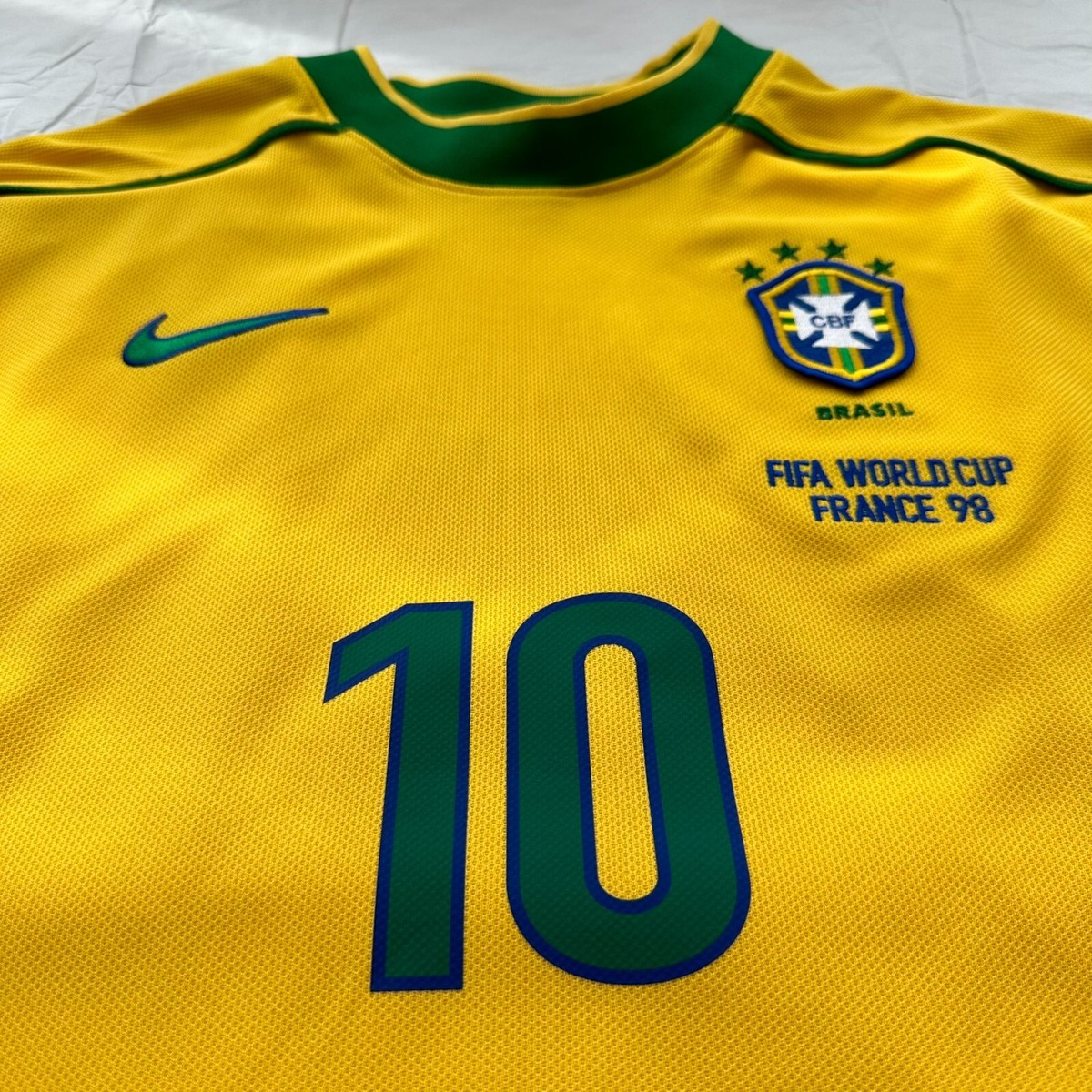 Nike Brazil 1998 World Cup Reissue Rivaldo | eBay Nike Brazil 1998 World Cup Reissue Rivaldo | eBay