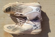 Adael Amador Game Used Baseball Cleats Colorado Rockies Prospect 