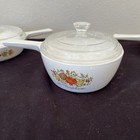 Corning Ware SPICE OF LIFE 6 Pc Set of 3 w Lids Saucepans Range Microwave — photo 4