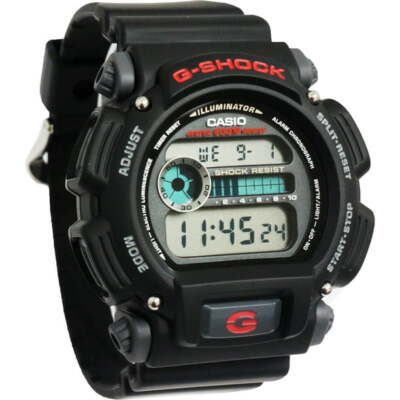 Casio G-Shock DW9052-1V Digital Black Resin Men's Watch | eBay
