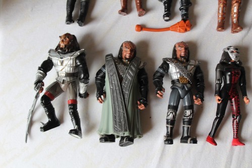 Star Trek Next Generation Locutus Klingon ALIENS 10 figure lot Vintage Playmates - Picture 5 of 6