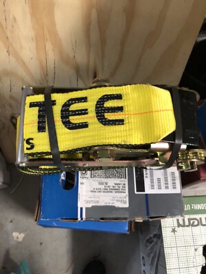 Mytee Products 4'' x 30' Ratchet Tie Down Straps w/Flat Hook Extreme, 6,670 Lb...