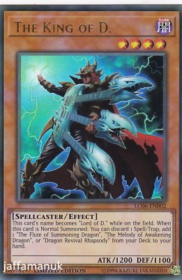The King of D. - LC06-EN002 ULTRA HOLO YUGIOH Legendary Collection