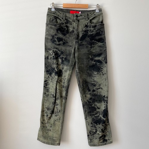 Eckhaus Latta El Jean Green Tie Dye 