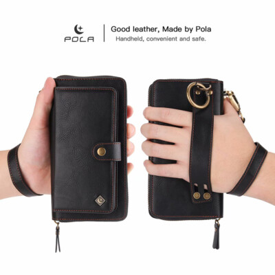 Google Pixel 3 XL Business multifunction Leather Zipper Detachable Wallet Case
