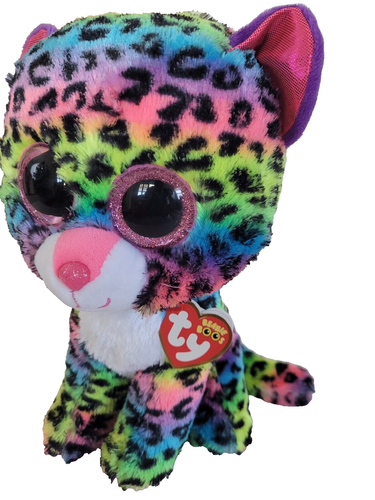 Ty Beanie Boos Dotty Rainbow Leopard 9 Inch 2016 Collection Retired With Tags - Bild 2 von 8