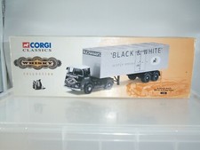 CORGI 11401 ERF KV ARTIC BOX TRAILER BUCHANANS BLACK + WHITE SCOTCH WHISKY TRUCK