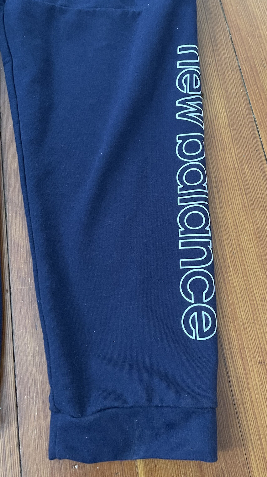 New Balance Men’s Navy Blue Sweatpants w/ Pockets and Back Zipper (Size