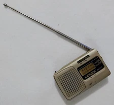 Vintage- RARE ( KONEX )  Pocket Radio (AM / FM) TESTED WORKS - Comes W/Batteries