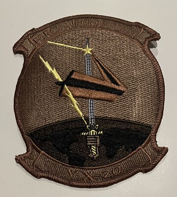 4 3/4  VX-20 FORCE Aircraft Flight Test  NAS PAX River Desert Squadron Patch