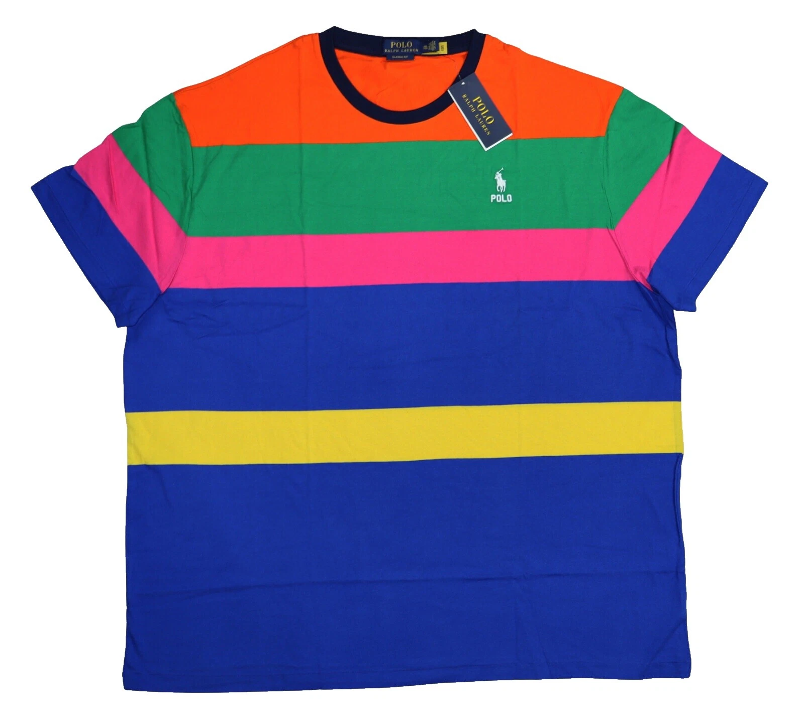 Мужские футболки в полоску Polo Ralph Lauren хлопок