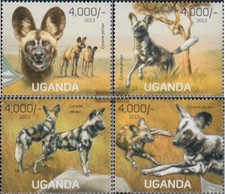uganda 3050-3053 (complete issue) unmounted mint / never hinged 2013 african gre