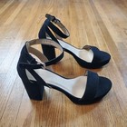 Cl by Chinese Laundry Women's Block Heel Sandals Sz 8.5 Black NEW NWOB (TD1)